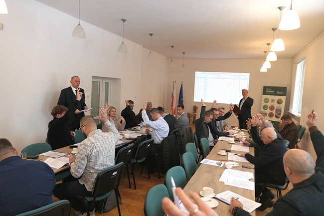 Głosowanie członków zespołu PDO